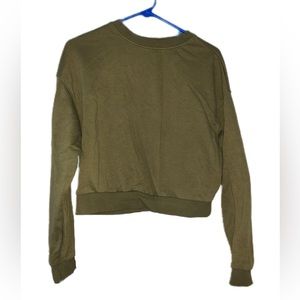H&M Olive Green Crewneck
